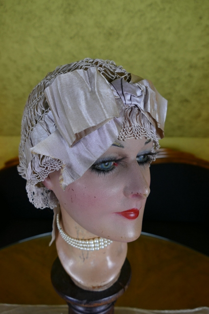 9 antique boudoir bonnet 1928