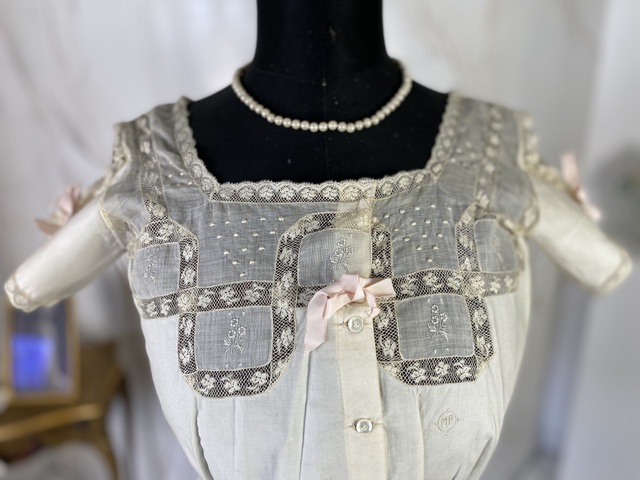 3 antique corset cover 1885