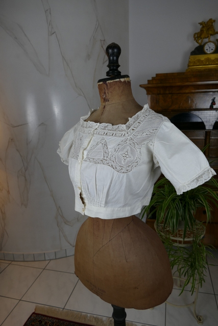 8 antique corset cover 1904