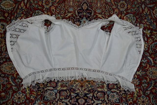 14 antique corset Cover 1906