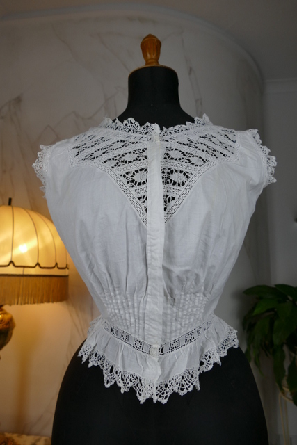 3 antique corset Cover 1906