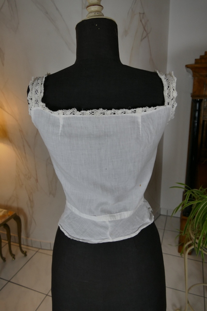 9 antique corset cover 1910
