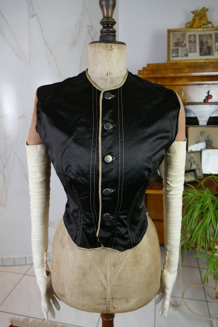 2 antique fetisch corset cover 1910s