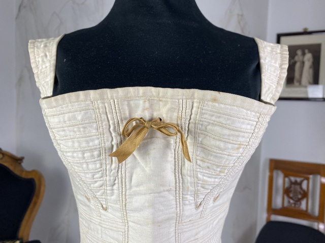 1 antique empire corset 1810