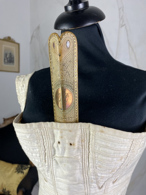 25 antique empire corset 1810