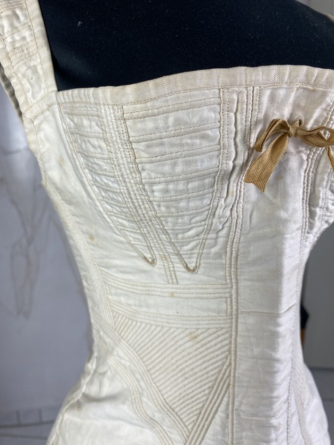 6 antique empire corset 1810