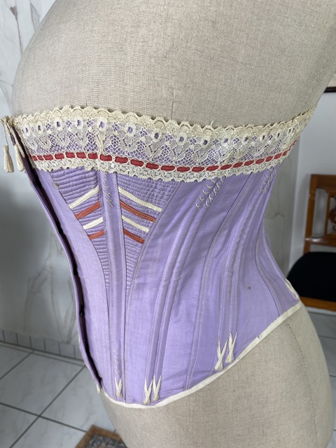 7 antique spoon corset 1880