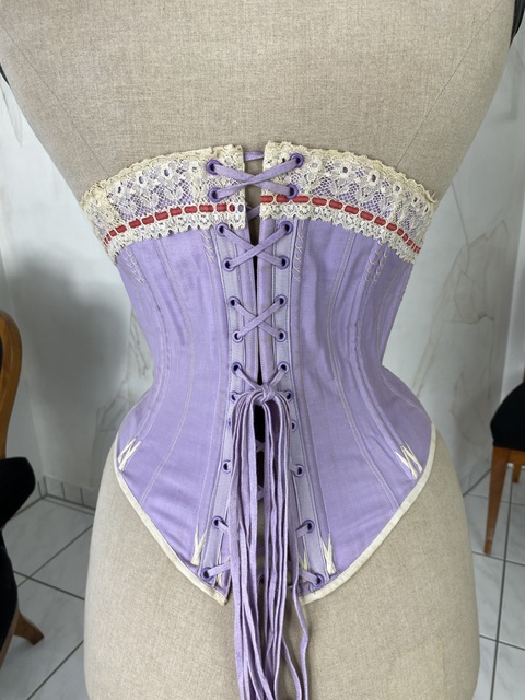 9 antique spoon corset 1880