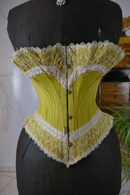 2 antique corset 1880