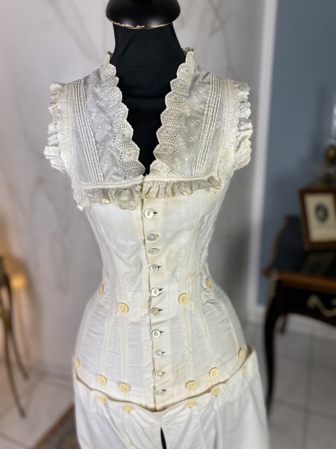 2 antique sport corset bloomers 1880s