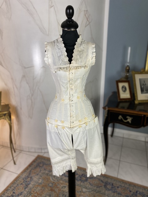antique sport corset bloomers 1880s