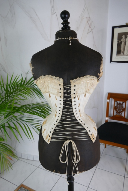 10 antique wedding corset 1880s