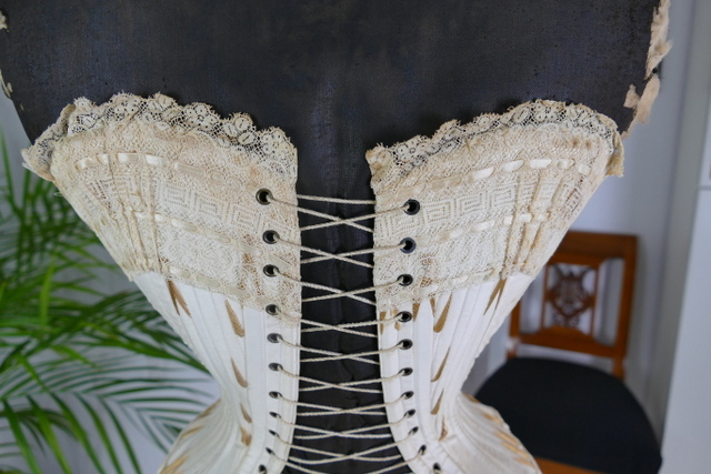 11 antique wedding corset 1880s