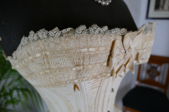 17 antique wedding corset 1880s