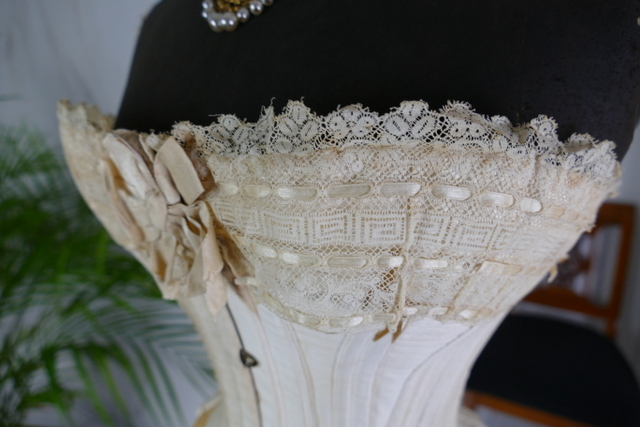 18 antique wedding corset 1880s
