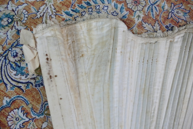 21 antique wedding corset 1880s