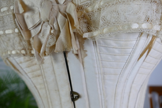 5 antique wedding corset 1880s