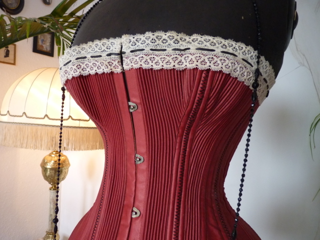 4 antique corset 1880