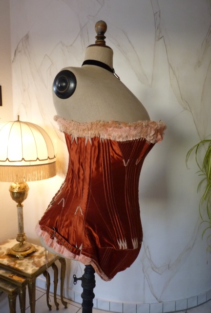 12 antique maternity corset 1885