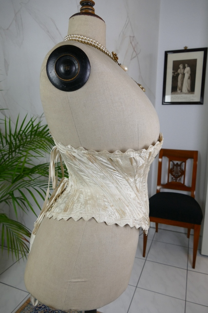 17 antique wedding corset 1888