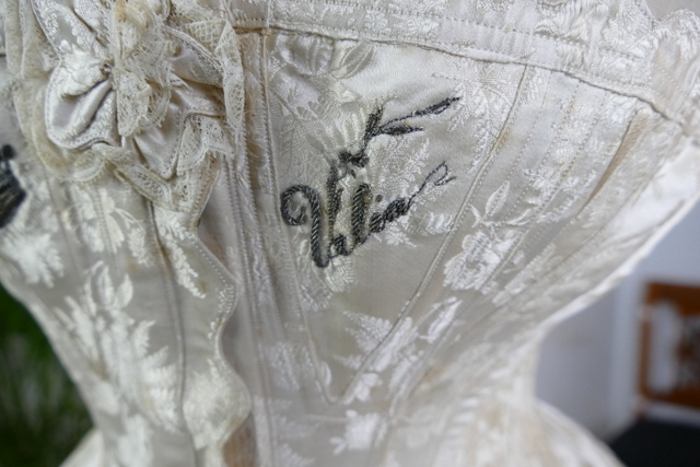 4 antique wedding corset 1888