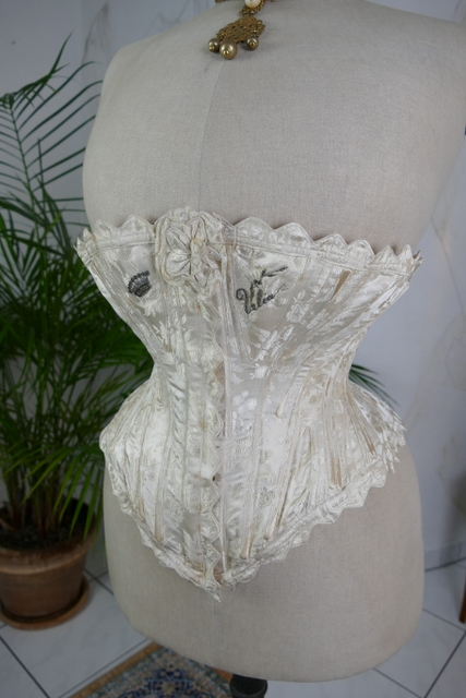 6 antique wedding corset 1888