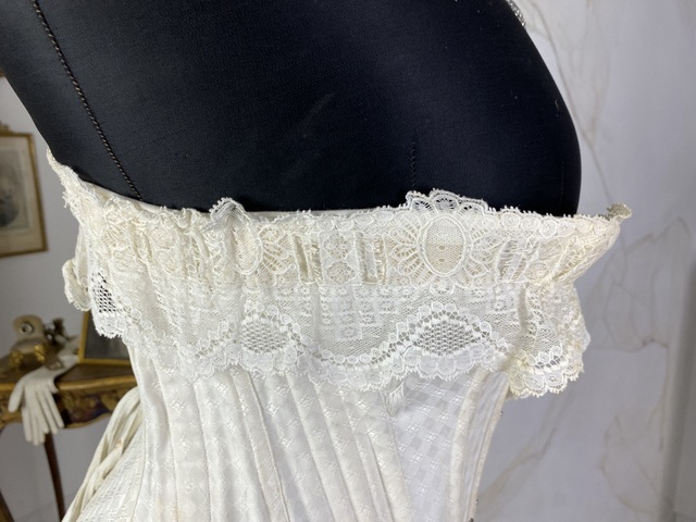12 antique wedding corset 1888