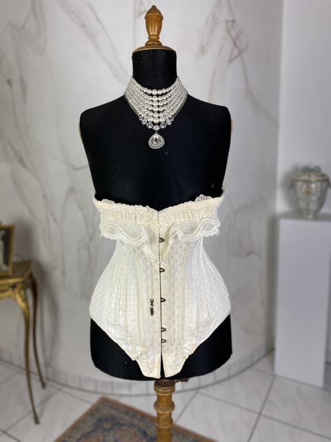 2 antique wedding corset 1888