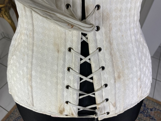200 antique wedding corset 1888