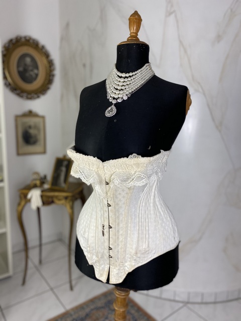 5 antique wedding corset 1888