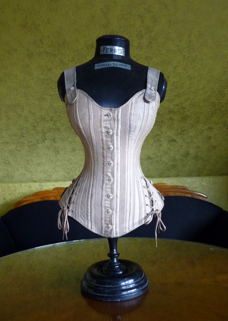 antique corset mannequin 1890