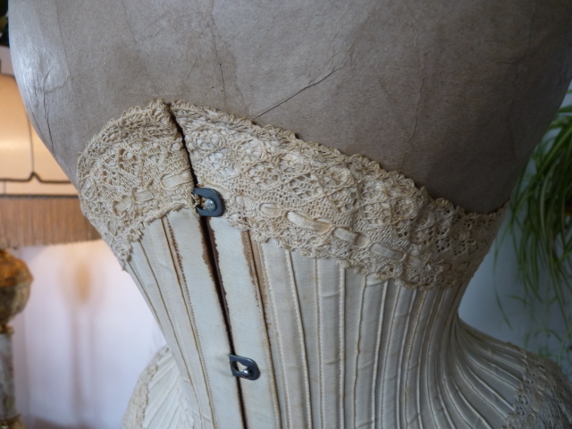 4 antique waist corset 1890