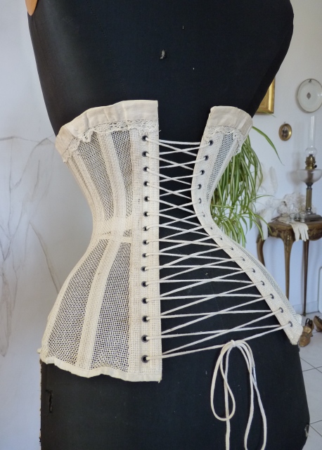 21 antique summer corset 1890