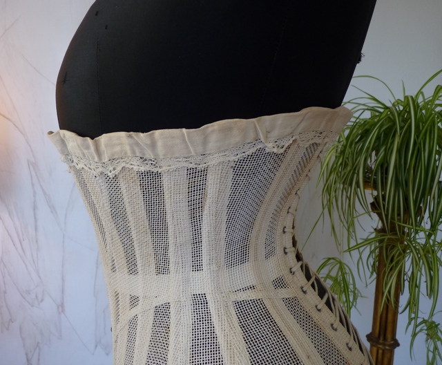 24 antique summer corset 1890