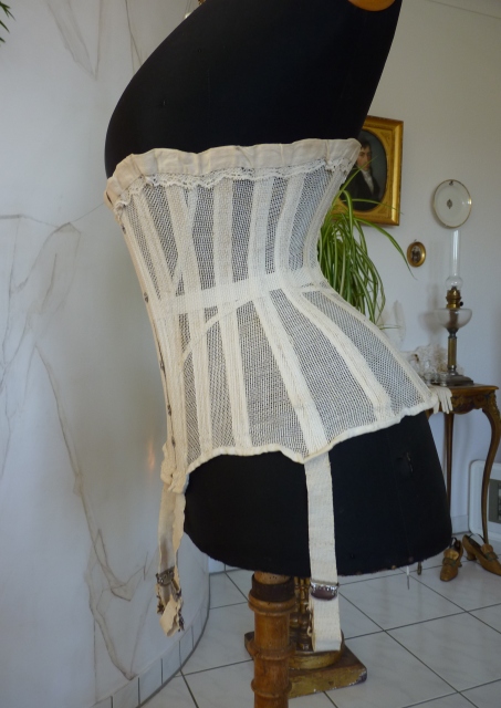 26 antique summer corset 1890