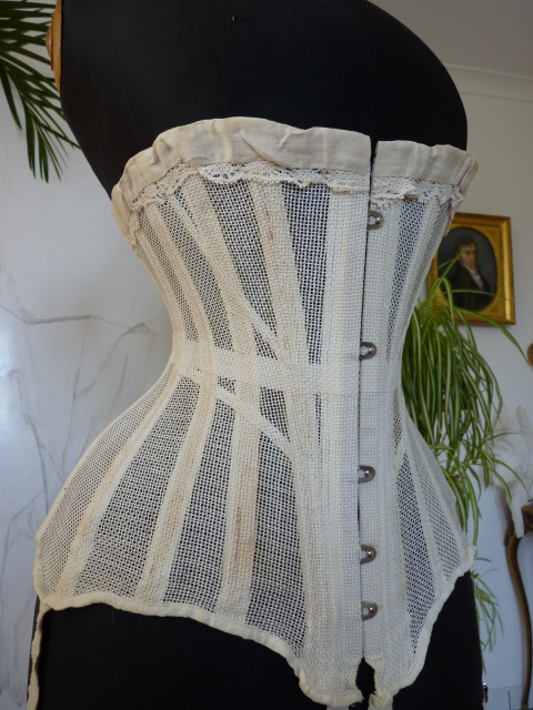 4 antique summer corset 1890