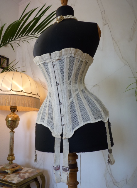 6 antique summer corset 1890