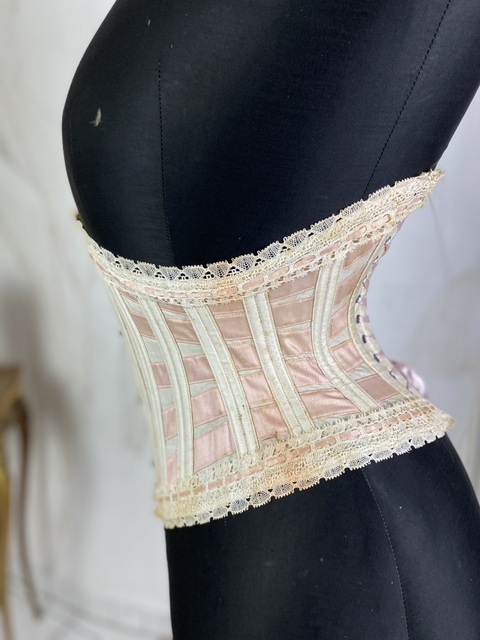 10 antique kant rust corset 1894