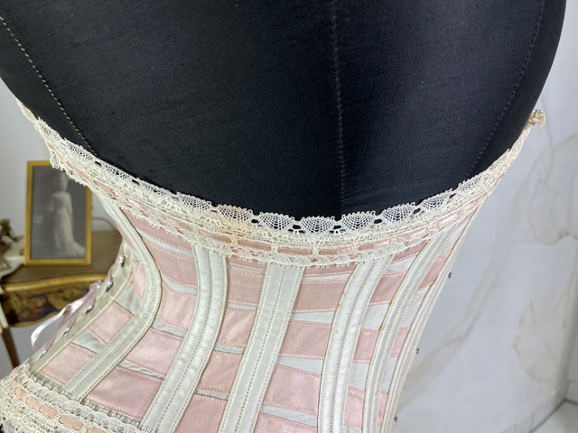 13 antique kant rust corset 1894