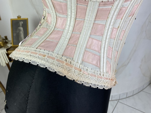 14 antique kant rust corset 1894