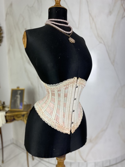 16 antique kant rust corset 1894