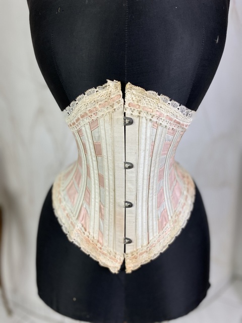 3 antique kant rust corset 1894