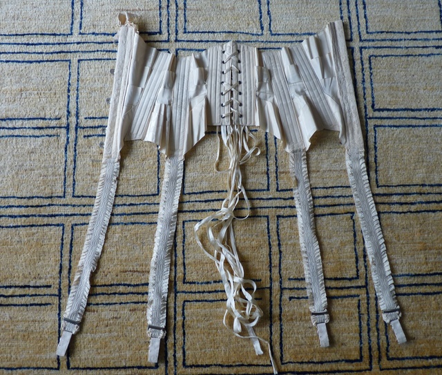 100 antique wedding corset 1885