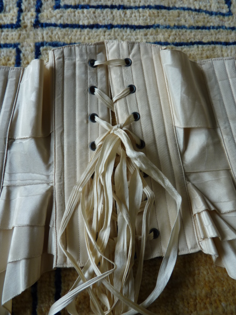 102 antique wedding corset 1885
