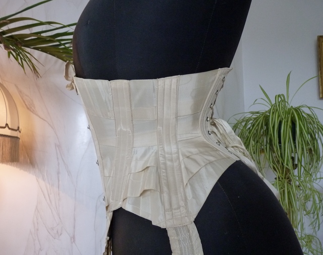 17 antique wedding corset 1885