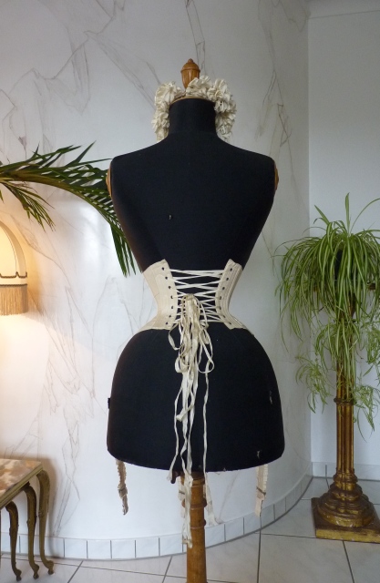 22 antique wedding corset 1885