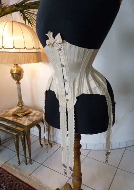 4 antique wedding corset 1885