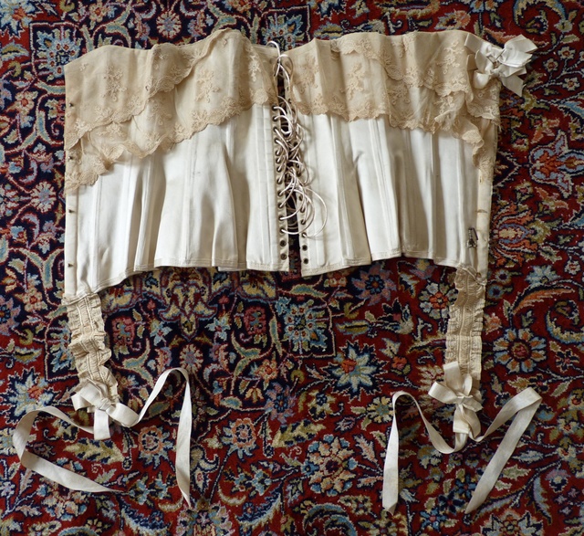 100 antique victorian corset 1895
