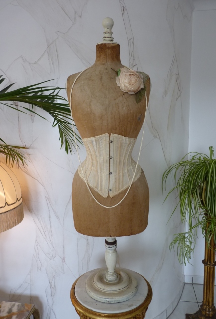 2 antique underbust corset 1900