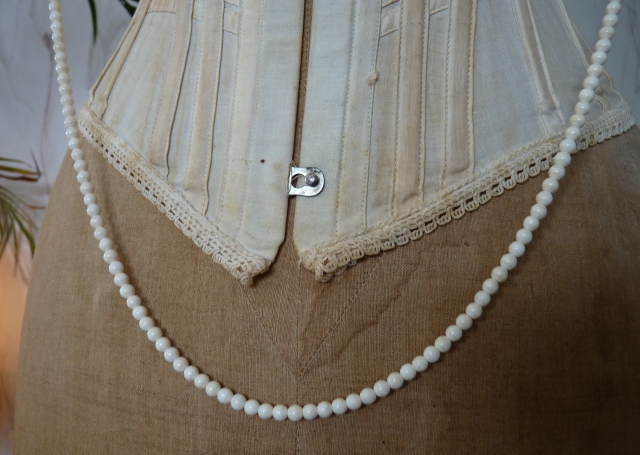 6 antique underbust corset 1900